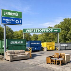 Sperrmüll in Neuss: Abholung, Wertstoffhof oder Profi?